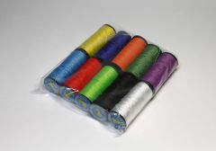 Нить капроновая "№375 Текс" цветные, 10шт