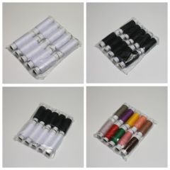 Нитки швейные "№40 средний" ассорти-микс, 10шт