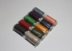 Нитки швейные "№40 большой" цветные, 10шт