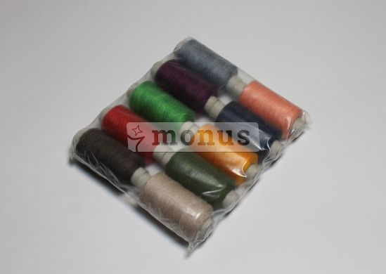 Нитки швейные "№40 большой" цветные, 10шт