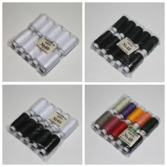 Швейная нить "№40 полиэстер" ассорти-микс, 10шт