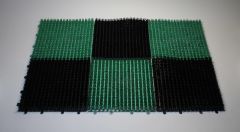 Коврик дверной "Травка" придверный, резиновый