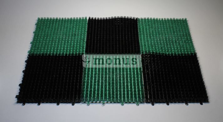 Mat door "Grass" door, rubber