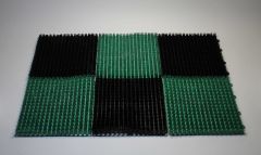 Коврик дверной "Травка" придверный, пластмассовый