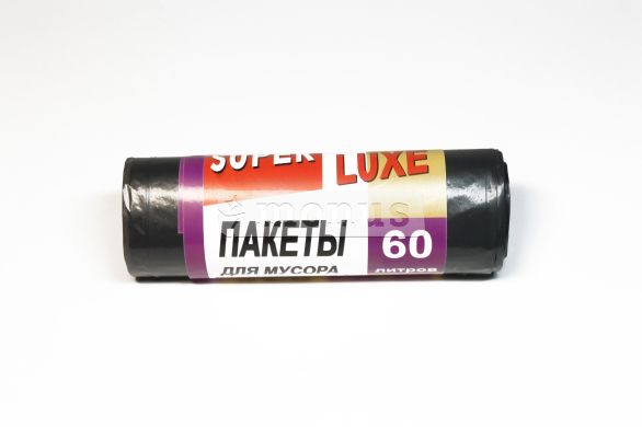Пакети для сміття "60 літрів" SQ (60*80см, 10шт)