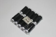 Швейная нить "№40 полиэстер" черные, 10шт