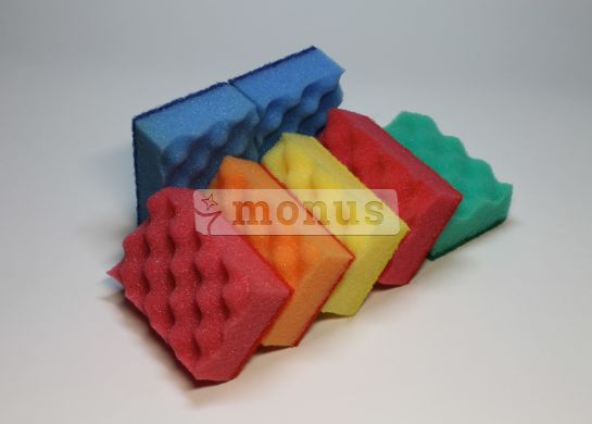 Губка кухонная "Волна" 5+2шт