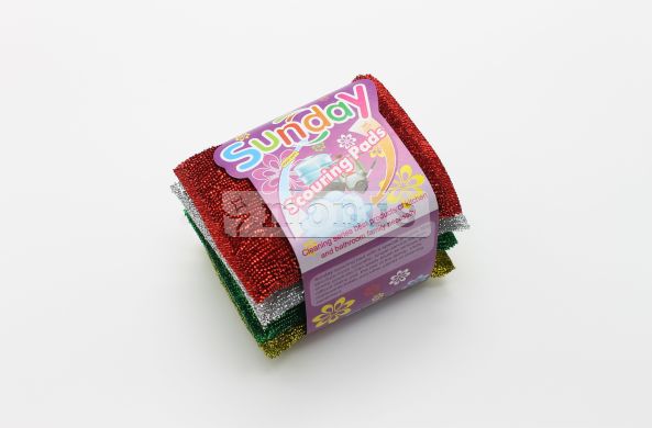 Губка кухонная "Люрикс" ТМ Sunday, 4шт